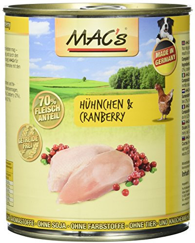 MAC's Hühnchen & Cranberry, 6er Pack (6 x 800 g)