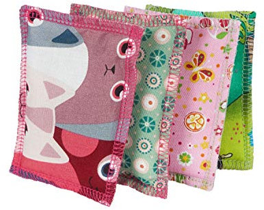 4cats Cuddle Cushion with Valerian or Mint Sets 4 Pack (3rd St. Classic Valerian & 1 St. Wildlife Mint)