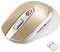 LeadsaiL Leise Kabellose Maus 2,4 GHz 1600 DPI Optical Tracking, 6 Tasten Optische Computermaus, PC Maus mit USB Nano Empfänger, Kompatibel mit PC, Mac, Laptop - Golden