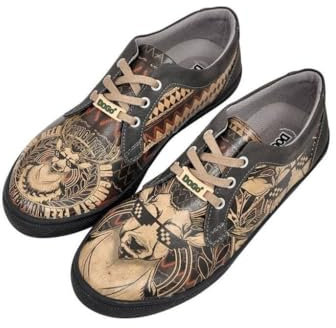 Dogo Femme Cord Sneaker, Multicolore, 37 EU