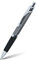 ONLINE Druck-Kugelschreiber Sporty Grau, Aluminium-Kulli, auswechselbarer Mine, dokumentenecht, blau schreibend, Metallclip