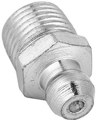 ViaGasaFamido 10 Stück M10 Schmiernippel Glatte Oberfläche Erhöhen Sie das Aluminiumknopfloch Burly Pneumatic Manual Locks Fett für technische Maschinen(#1)