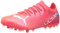 PUMA Ultra 2.3 MG, Scarpe da Calcio Uomo, Rosa (Sunblaze White-Bluemazing), 43 EU
