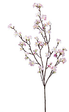 artplants.de Kunstzweig Kirschblütenzweig PALS mit Blüten, rosa, 95cm - Künstlicher Blütenzweig/Kirschbaum Deko Zweig