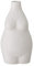 Bloomingville 82050134 Vase, Steingut, Weiss/opulenter Garten