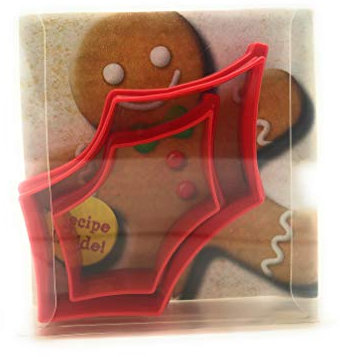 Holly Leaf Cookie Cutter Set of 2, Biscuit, Pastry, Fondant Clay Cutter