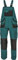 Hans Latzhose - Herren Baumwolle Slim Fit Arbeits-Latzhose - Grün EU64