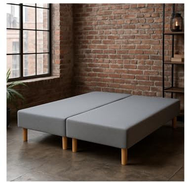 by sommiflex SOMMIER TAPISSIER Gris 80x200x2 (160x200) | Fabrication FRANÇAIS
