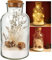 alles-meine.de GmbH LICHT Dekoglas - 8 Stück LED Weihnachten & Winter Schnee 22 cm - Licht im Einmachglas - Marmeladenglas - Flasche - Weihnachtsflasche - Lichterflasche mit ..