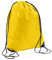 Boolavard Rucksack mit Kordelzug wasserdichter String Bag Sportsackpack Gym Sack für Herren Damen (Gold)