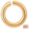 Beebeecraft 300 Stück/Box Gold Jump Ring 4mm 18 Karat Vergoldete Offene Biegeringe Für Die Schmuckherstellung Halsketten Schlüsselanhänger Gelber Stecker