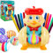 Klever Kits Easter Egg Decorator Spinner Kit enthält Küken Osterei Spinner Dekoration Maschine und 10 bunte Markierungen, batteriebetriebene motorisierte Ei Wirbler für Kinder