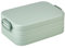 Mepal - Lunchbox Take a Break Midi - Brotdose To Go - Für 2 Sandwiches oder 4 Brotscheiben - Meal Prep Box - Essensbox mit Unterteilung - Spülmaschinenfest - 900 ml - Nordic Sage