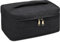 IGOLUMON Beauty Case Donna Grande Beauty Case da Viaggio Impemeabile Borse da Toilette Trousse da Viaggio 2 Pezzi Trousse Trucchi Porta Trucchi Grigio Nero