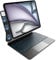 Tastatur Hülle für iPad Air 13 Zoll (M3 2025/M2 2024) und iPad Pro 12,9 Zoll (6./5./4./3. Generation),Multi-Touch Trackpad, magnetische Befestigung,7-farbige Hintergrundbeleuchtung,QWERTZ,Schwarz