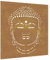 vidaXL Garten Wanddeko, Gartendeko mit Buddha-Kopf Design, Wandbild Wandschmuck Wetterfest, Wandkunst Dekoration Wanddekoration, Cortenstahl