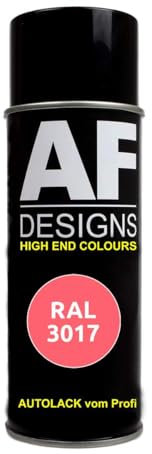 ROSE RAL3017 Bombe de peinture en spray mat satiné pour peinture de voiture DIY