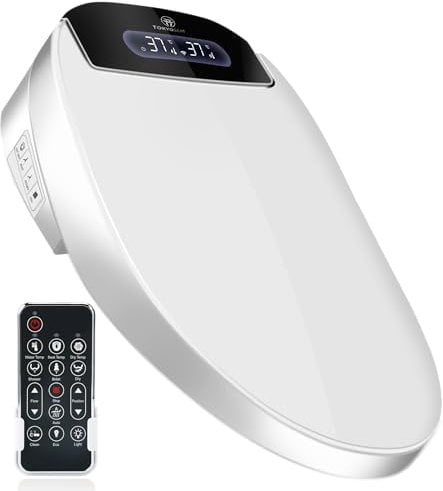TokyoSeat - Marque Française : Siège Toilette Japonaise Complet, Abattant WC Japonais Electrique Lavant Séchant avec cuvette Japonaise Chauffante et Innovante, Bidet WC eau chaude, Confort et Élégance