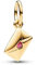 GHMIOU Charms Gold 925er Sterlingsilber Bead Charm für Armbänder, Halsketten, Cartoon Charms, Schmuck, Geschenk für Frauen und Mädchen zu Weihnachten (Gold Herz)
