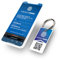 TravelTags Lot de 3 étiquettes à code QR « Personnalisable par application gratuite » pour valises, ordinateurs portables, clés, sacs