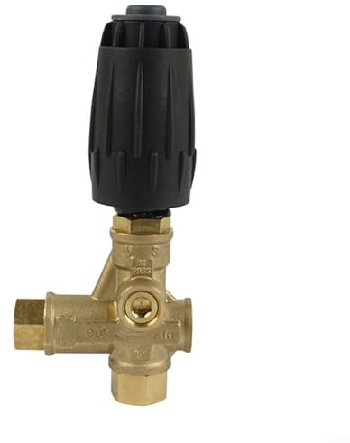Pressure Washer Regulator, Brass Pressure Washer Regulator Valve, Pressure Jet Washer Unloader Valve Trapped Bypass 140 Bar 40 LPM