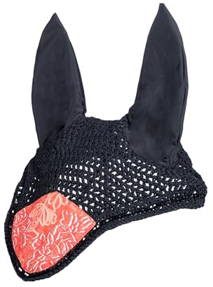 HKM Savona Style Fliegenhaube, Schwarz, Warmblut