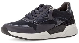 Gabor Damen Low-Top Sneaker, Frauen Halbschuhe,Freizeit,straßenschuhe,Strassenschuhe,Sportschuhe,Freizeitschuhe,Dark-Blue,40.5 EU / 7 UK