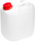 Garronda Garrafa Agua sin BPA Bidon 10 litros Seguro para Alimentos Depósito de Agua Camping Accesorios Garrafas Deposito Camper Blanco GD-0082