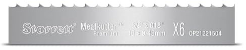 Starrett Meatkutter Premium Butcher Lame de scie à ruban – 2120 x 16 x 0,50 mm – 4 tpi (2120 x 420)