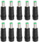 VGOL Lot de 10 Connecteurs d'alimentation CC 5,5 X 2,1 Mm Femelle vers 6,3 X 3,0 Mm Mâle Adaptateur 41,7 X 12,5 Mm pour Alimentation Externe Transformateur Intégré pour Ordinateurs Portables