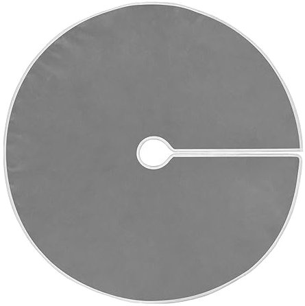 Grigio Grigio Tinta Unita Pure Plain Base Albero di Natale Rotondo Decorazioni Ornamento Grande per Vacanze Slim Alberi Casa 1,2 m Natale