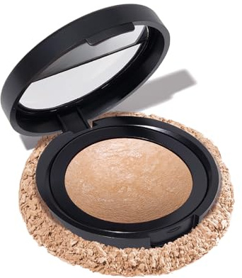 Laura Geller New York Baked Marbleized Highlighter, Prosecco - Radiance Enhancing Makeup - Powder Highlighter Face Makeup