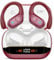 Cuffie Bluetooth, Auricolari Bluetooth 5.4 con Stereo HiFi, 75 Ore Display LED Auricolari Wireless con ENC Mic, IP7 Impermeabili Cuffiette Wireless con Gancio, Cuffie Senza Fili Sport Running, Rosso
