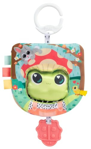 Lamaze Finlee’s Look Book Baby Soft Book, Interactive Seasons Book, Crinkle Pages, Satin Ribbons, Chewing Ladybug Toy, High Contrast & Colourful, Sensory Learning, Travel Gift, Early Development Gift