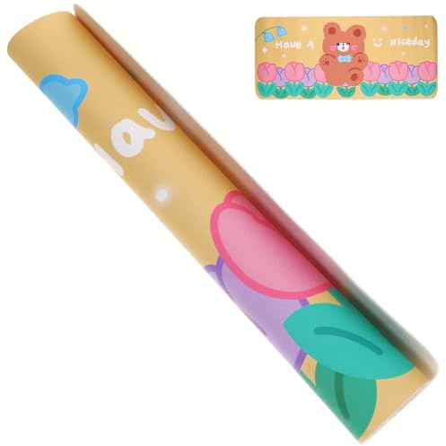 ABOOFAN Tapis Souris Grand Format Cartoon Antidérapant Bureau et Gaming Surface et Souple Décoratif et Pratique pour PC