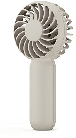 Watreketal Ventilateur portable USB 1200 mAh petit mais puissant silencieux vert gris jaune ventilateur de poche rechargeable à piles rechargeables