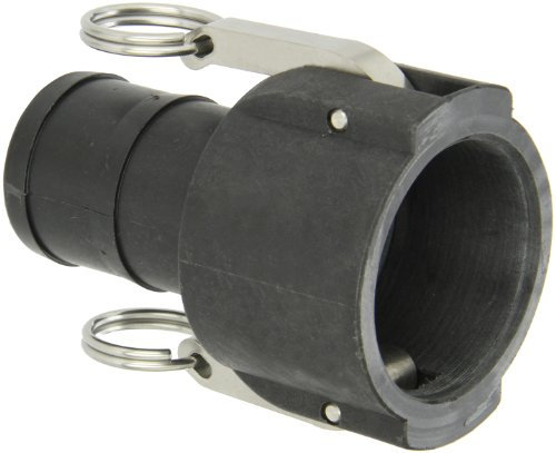 Banjo 200C Polypropylene Cam & Groove Fitting, 2 Female Coupler x Hose Shank