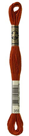 DMC Six Strand Cotton Embroidery Floss 300-399
