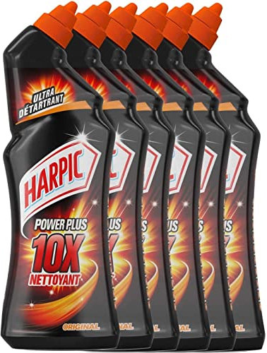 Harpic Gel Power Plus Nettoyant Surpuissant 750 ml - Lot de 6