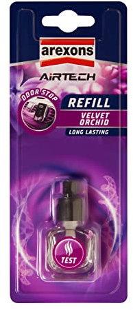 AREXONS 14271 Airtech Car Oriental Flower RICARICA 7 ml, Profumatore Auto Liquido Per Bocchetta, Ricarica Deodorante Ambienti Auto, Ricarica Profumatore, 7 millilitro, 1