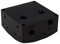 Alphacool 13188 Eisdecke D5 Aufsatz Acetal G1/4 (VPP755/VPP655/TPP644/MCP655) V.3 CPU Wasserkühlung Pumpen, schwarz
