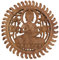 GURU SHOP Geschnitztes Wandbild Deko Wandrelief - Buddha, Braun, 2x25x25 cm, Buddhas