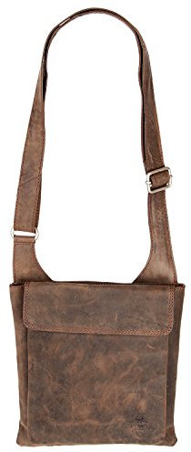 Bear-Design Hermien Messenger, Umhängetasche (23/30/ 65 cm), HD6621 Büffel Leder