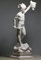 Statue Perseus mit dem Kopf von Gorgon Medusa Alabaster, 34 cm