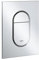 GROHE Arena Cosmopolitan S | WC- Betätigungsplatte für Rapid SL | S-Size, 130 x 172 mm, 2-Mengen- und Start und Stopp-Betätigung, Chrom | 37624000