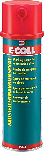 Baust.-Markierspray 500ml rot E-COLL EE | 4317784564656