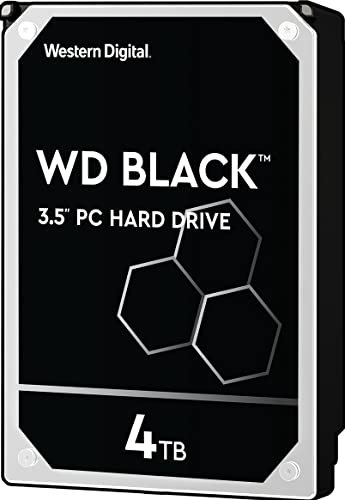 WD_Black 4TB de Alto Rendimiento. Disco Duro Interno 3.5, 7200 RPM Class, SATA 6 GB/s, 256MB Cache, Garantía 5 años