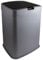Sunware Delta Bin Bag Holder with Holding Ring for Rubbish Bag 70 Litres 45.5 x 39.5 x 57 cm Metal / Black
