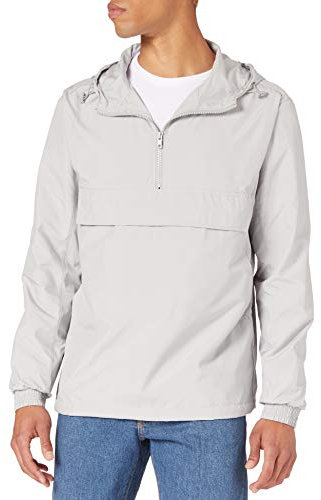 Urban Classics Herren Basic Pull Over Jacket Jacke, Lightasphalt, S EU