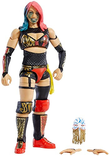 WWE GVB81 - Asuka Elite-Actionfigur, beweglich, ca. 18 cm, zum Sammeln, Spielzeug ab 8 Jahren